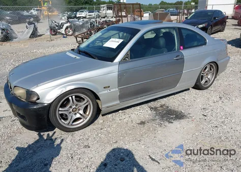 2002 BMW 325Ci from USA, damaged, VIN WBABN33462JW53520